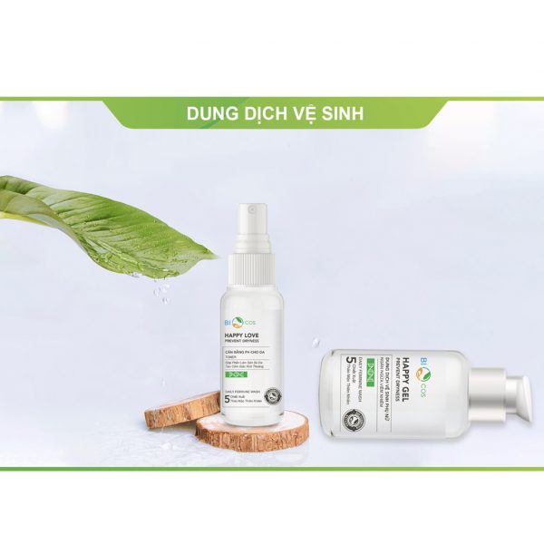 COMBO DUNG DỊCH VỆ SINH HAPPY GEL & HAPPY LOVE 2