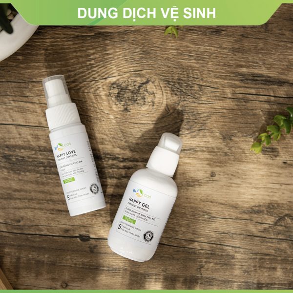 COMBO DUNG DỊCH VỆ SINH HAPPY GEL & HAPPY LOVE 3