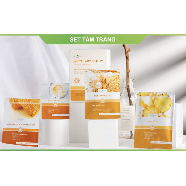 COMBO SET TẮM TRẮNG - WHITE LADY BEAUTY NATURAL 1